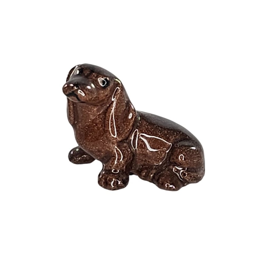 Vintage Monrovia Hagen Renaker Dachshund Pup Schnapsie Jr